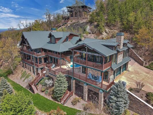 A Magnificent Estate with 3 Structures on 24 Acres in Sevierville, Tennessee Offered at $5.9 Million