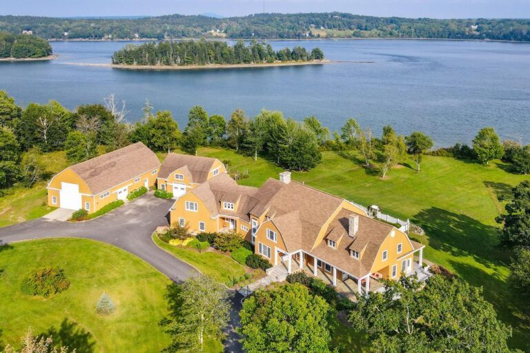 Coastal Bliss: A Year-Round Sanctuary on Over 22 Acres in Castine, Maine, Offered at $3.3 Million