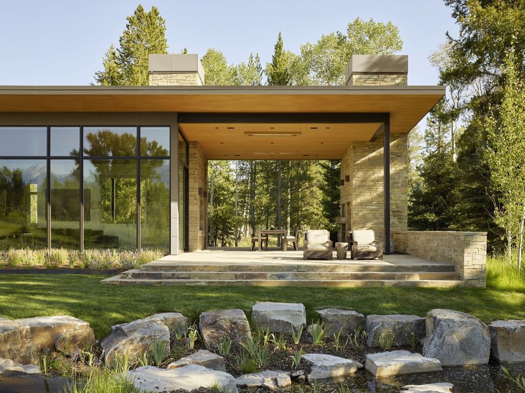 JD2 House, Modern Wyoming Retreat for Active Living by CLB Architects