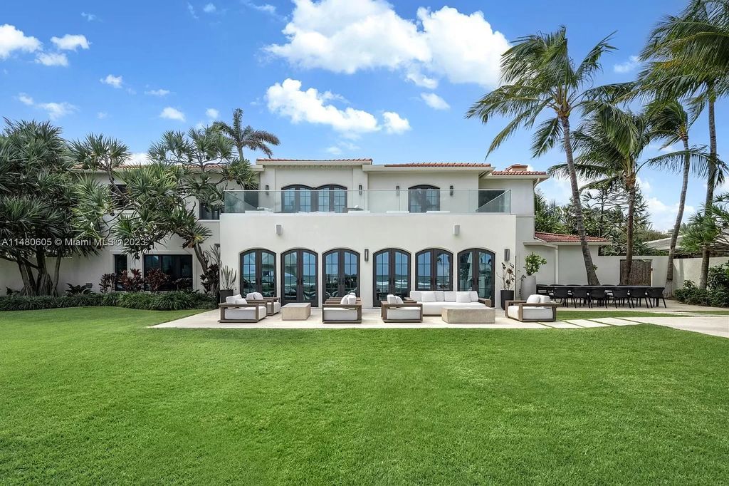 Discover a beachfront haven at 105-115 Ocean Blvd, North Miami Beach, FL. This prestigious Golden Beach compound presents 3 stunning structures encompassing 10 beds and 18 baths within 13,323 square feet of elegant living space.