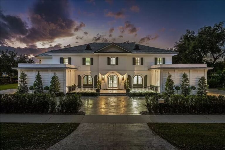 Magnificent $7.3 Million Winter Park Estate, a Masterpiece of Luxury Living Steps from Park Avenue