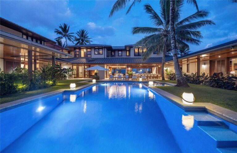 Paradise Found: Hawaii’s Opulent Beachfront Estate by Gast Architects Seeks New Owner at $29.42 Million