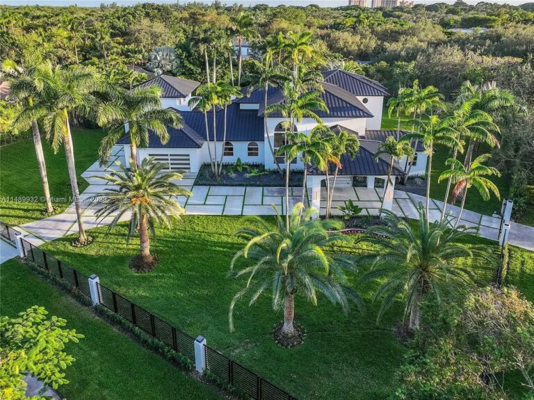 Timeless Sophistication and Unrivaled Luxury: An $8.2 Million Pinecrest Estate on 0.89 Acres with Resort-style Amenities