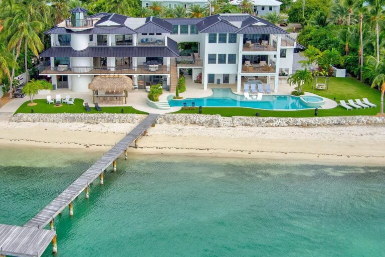 $18.2 Million Oceanfront Paradise, Captivating Coastal Estate on Key Colony Beach