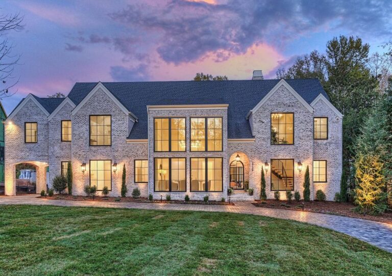 Timeless Elegance Meets Modern Luxury: New Construction Masterpiece in North Carolina Hits The Market for $7,700,000