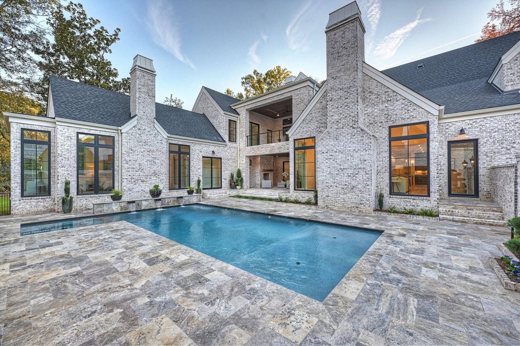 3735 Abingdon Road Home in Charlotte, North Carolina. Experience unparalleled luxury in this meticulously crafted new construction home in Foxcroft. Designed and built by Hestia Designs, this stately residence boasts over 9,400SF of living space with exceptional architecture and modern amenities. 