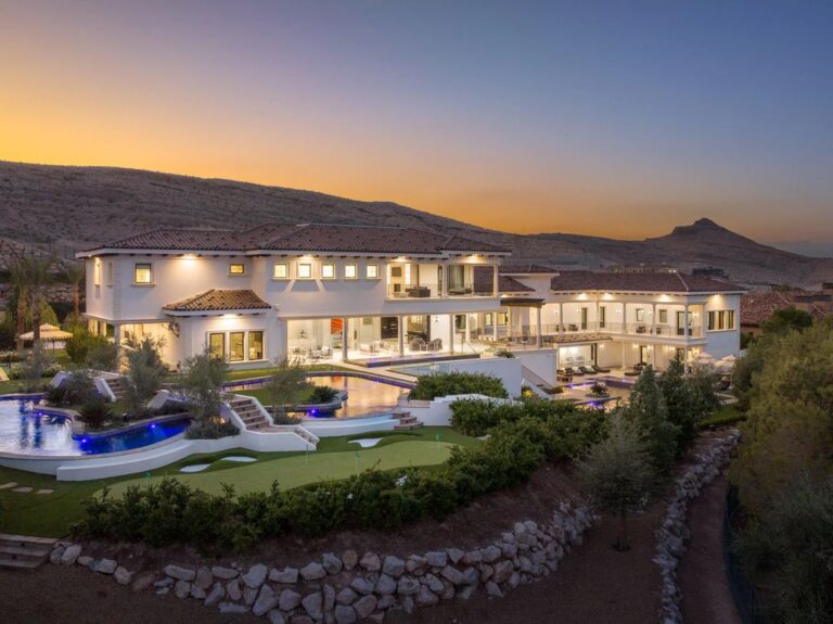 Villa Diamonte – A Timeless Masterpiece in Las Vegas Back on The Market for $25,000,000