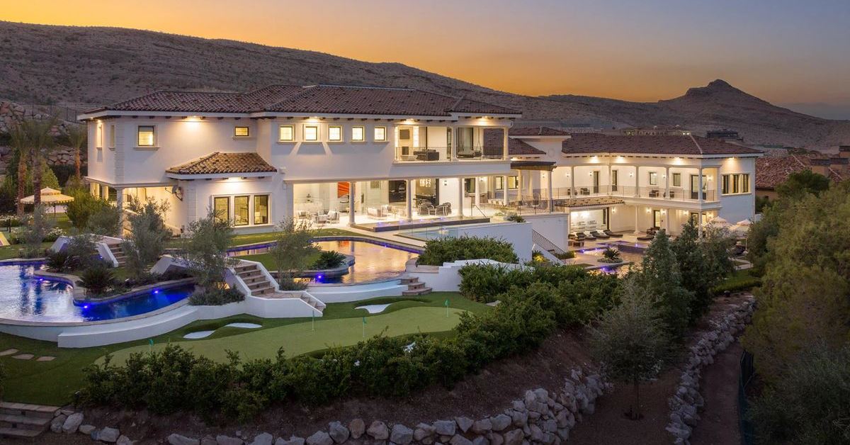 Villa Diamonte - A Timeless Masterpiece in Las Vegas Back on The Market ...