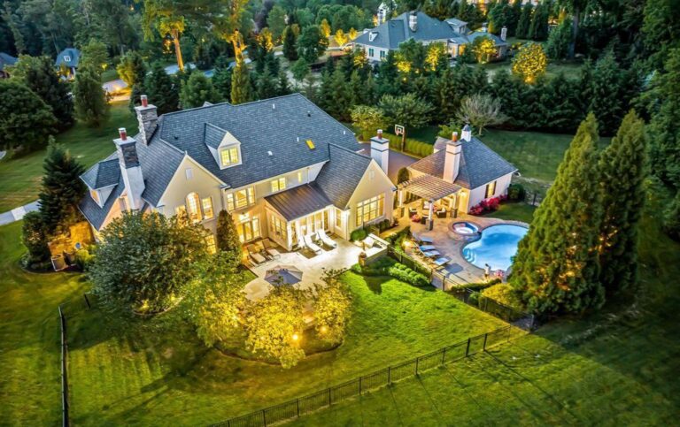 A Spectacular Devon Estate with Opulent Amenities, Listed at $3.895 Million in Pennsylvania