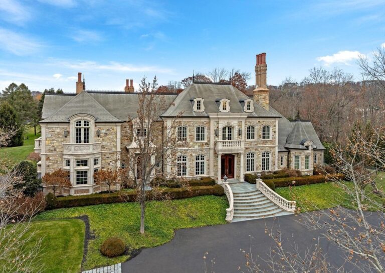 Award-Winning Château in New Hope, Pennsylvania Hits Market at $6.499 Million, Offering Unparalleled Opulence