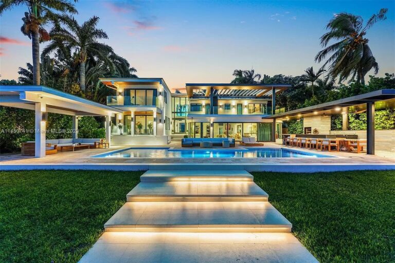 Breathtaking $30.6 Million Bayfront Estate on the Coveted Venetian Islands, Miami Beach
