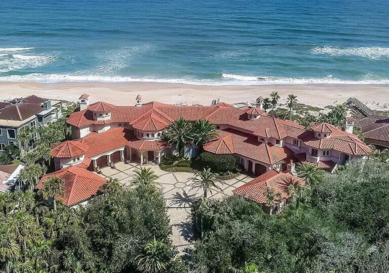 Exquisite $10.9 Million Estate with Panoramic Ocean Views and Opulent Amenities in Ponte Vedra Beach