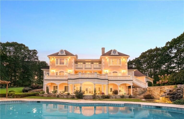 Exquisite Home Blending Italian Charm and Southern French Elegance in Connecticut Listed at $3.2 Million