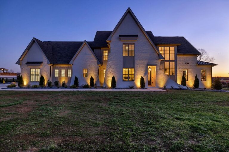 Gorgeous 2-Acre Estate with Private Gated Entrance in Tennessee Offered at $3.2 Million