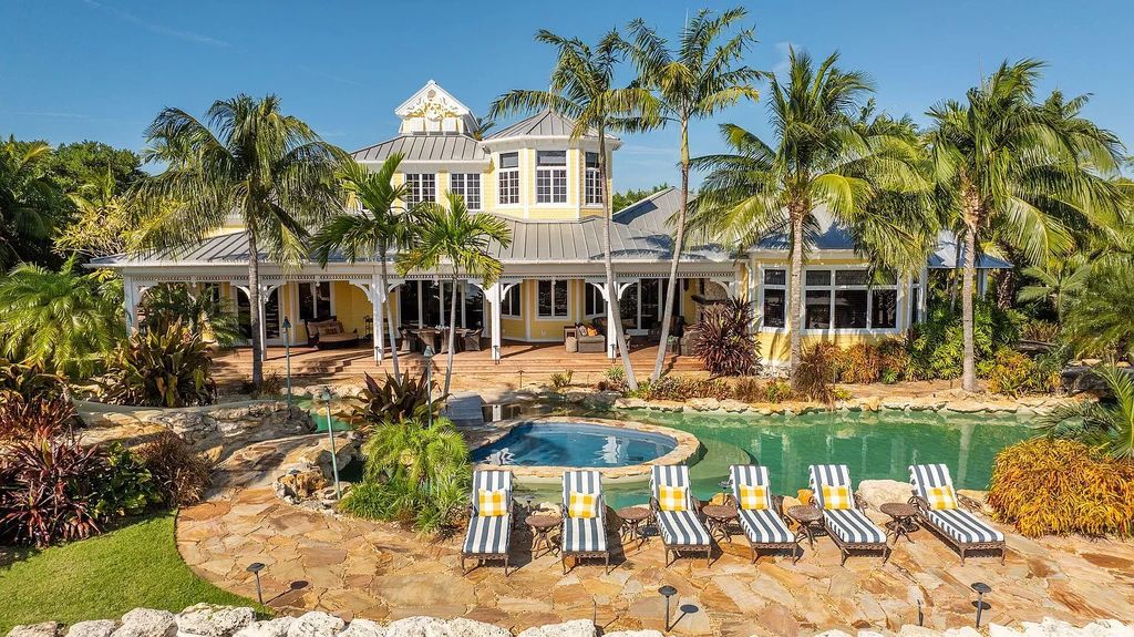 Discover the epitome of luxury living at this five-acre oceanfront estate opposite the Florida Keys Marathon International Airport, boasting U.S. Customs convenience and an option for a private hangar. D'Asign Source craftsmanship defines the majestic main home, a fusion of Caribbean charm and British West Indies design.