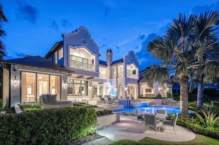Luxurious Waterfront Living: $34.5 Million Rum Row Estate Embracing Exceptional Views at Port Royal, Naples