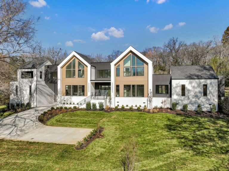 New Scandi Modern Construction by Province Builders Tennessee Listed at $5.25 Million