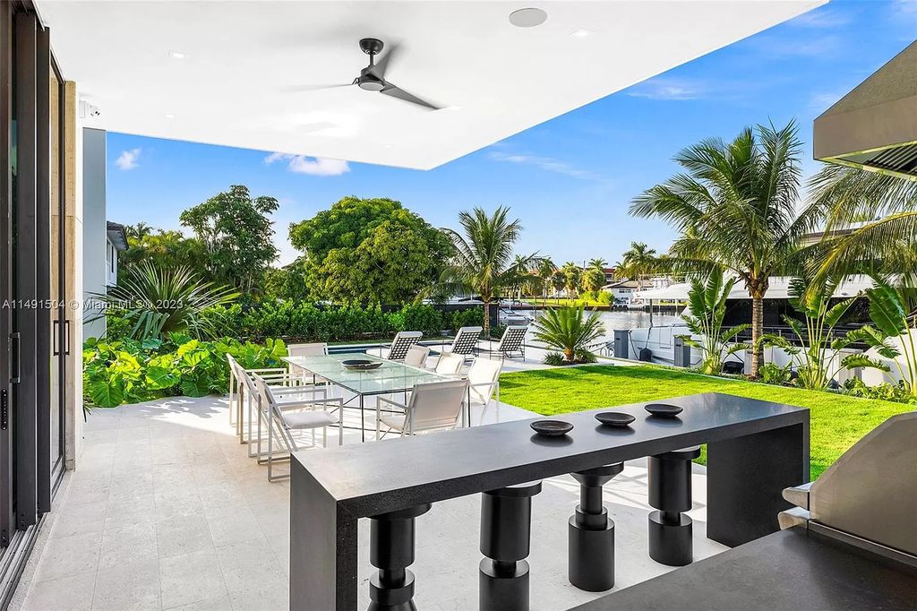 Immerse yourself in the pinnacle of luxury waterfront living at this newly built 2024 estate in Golden Isles. Boasting sleek architecture and an enviable position on a wide canal, this two-story, 7-bedroom, 9-bathroom residence embodies sophistication.