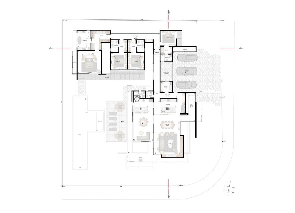 Petrus House, Minimalist Haven by Sala Squadra Arquitetura & Interiores