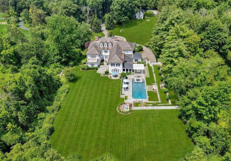 Southern Splendor Estate: A Sunlit Haven of Luxury, Privacy, and Elegance in Connecticut Priced at $9.75 Million