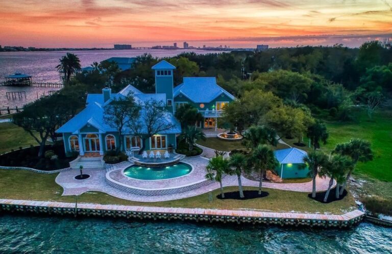 Tranquil Sunsets and Abundant Water Activities Await in this $4.25 Million Oasis in Orange Beach, Alabama