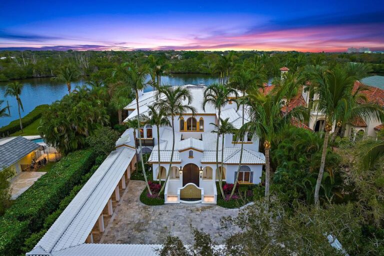 $18 Million Moroccan-Inspired Intracoastal Estate in Palm Beach Gardens