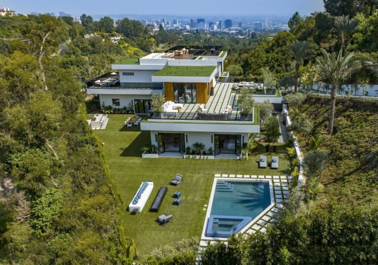 Private Bel Air Paradise with Stunning Views and Luxury Amenities Asking for $12,400,000