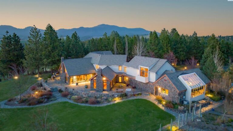 Architectural Marvel in Idaho: Unique Lodge Home Hits the Market at $3.3 Million