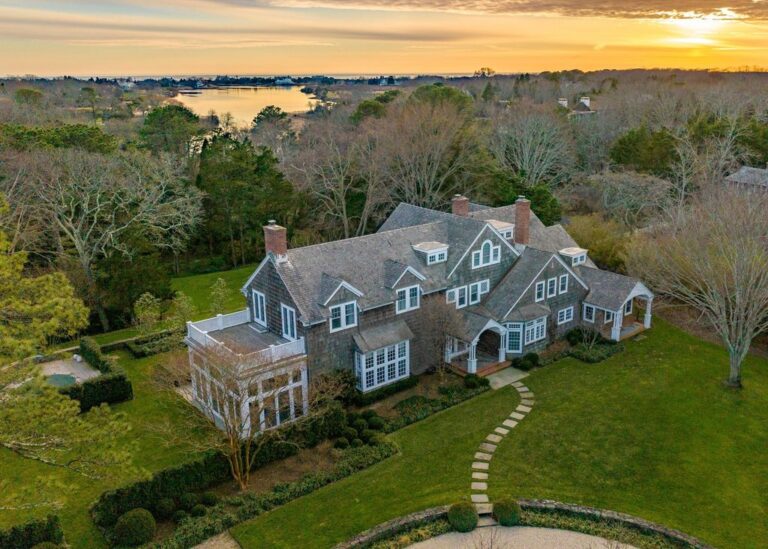 Georgica Estate in New York Listed for $19.5 Million, Blending Classic Charm with Contemporary Comforts