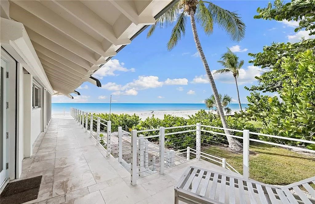 Built in 1964 and spanning 6,360 square feet, the property offers 171 feet of prime Gulf of Mexico frontage.
