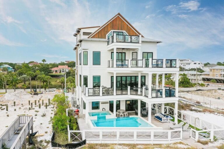 Serenity on the Shore: Unveiling the $17 Million Gulffront Masterpiece in Inlet Beach