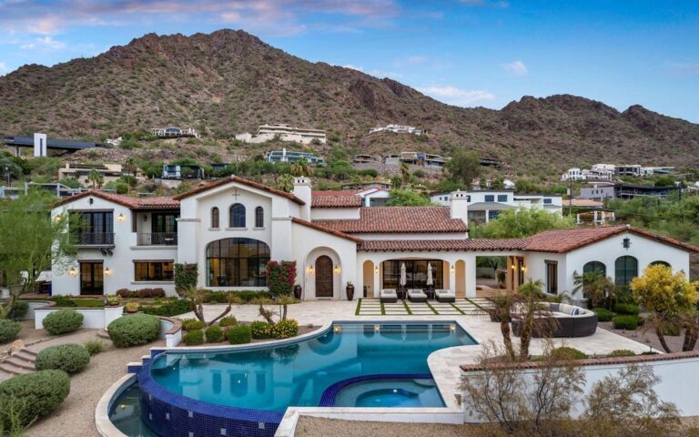 Spanish-Style Gem with Cityscape Vistas, Architectural Splendor Listed at $9.2 Million in Arizona