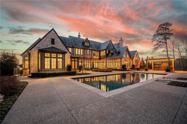 Stone-Crafted Masterpiece: T.S. Adams Studio’s Alluring Estate in Georgia Hits the Market at $8 Million