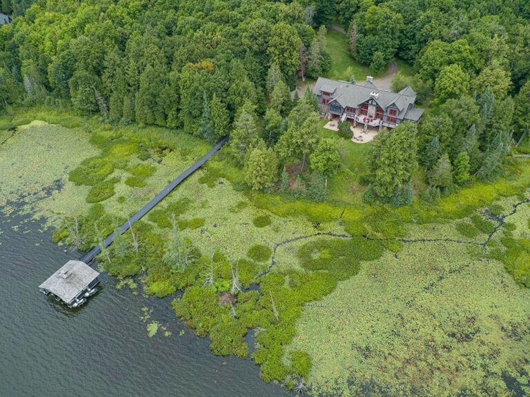 The Magnificent Cisco Chain Estate in East Bay Lake, Michigan Offered
