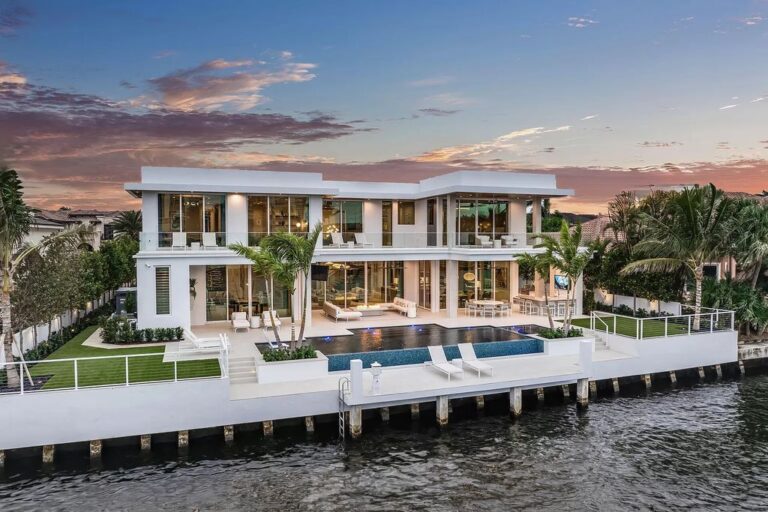 Uncover the Ultimate in Luxury Living at the $29 Million SRD Signature Estate on E Alexander Palm Rd, Boca Raton’s Premier Waterfront Haven