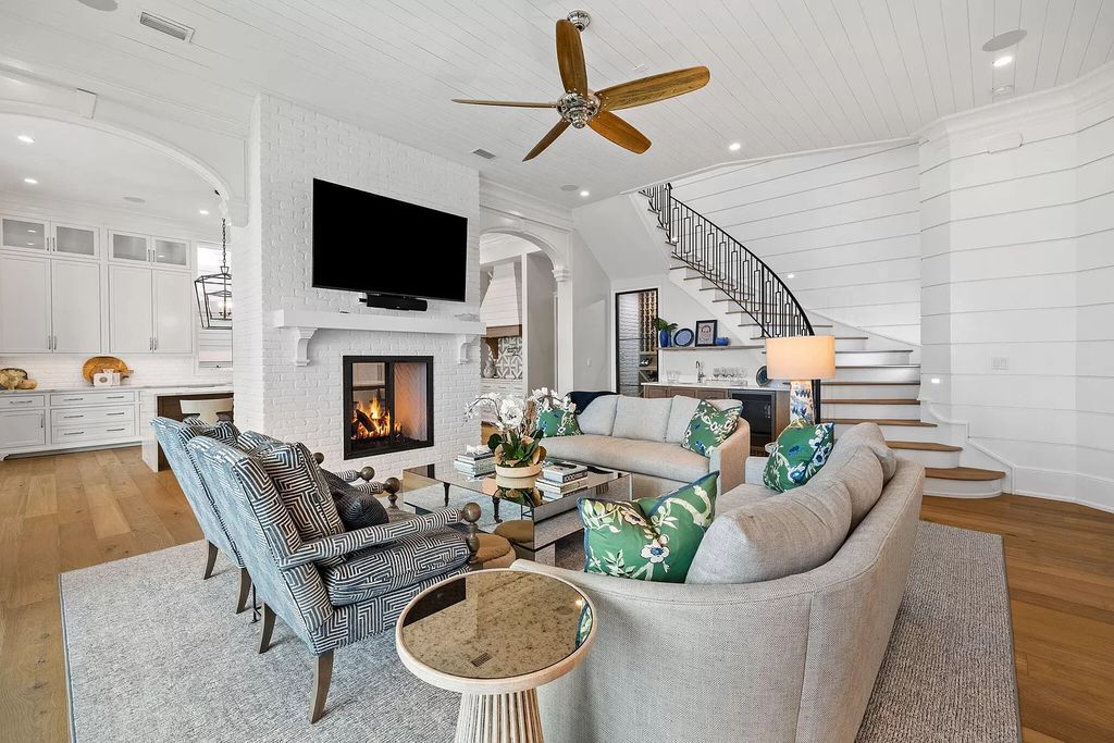 Nestled along the sought-after 30A coastline, this exceptional property, crafted by renowned architect Matt Savois, boasts 8 bedrooms, 9 bathrooms, and spans 6,994 square feet, showcasing exquisite craftsmanship and timeless sophistication.