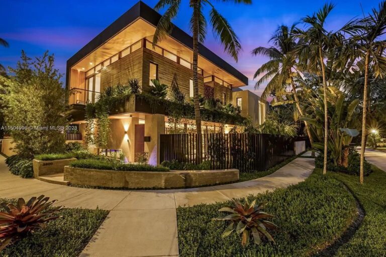 Unveiling Paradise: A Glimpse into the Exquisite $10.4 Million Sir Crawford Tropical Estate in Miami