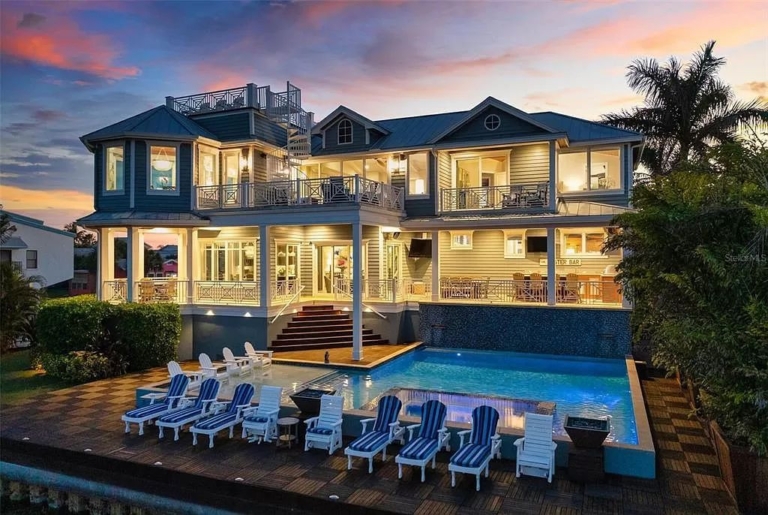 $10.9 Million Bayfront Oasis: Rooftop Views and Resort Amenities Await in Bradenton Beach