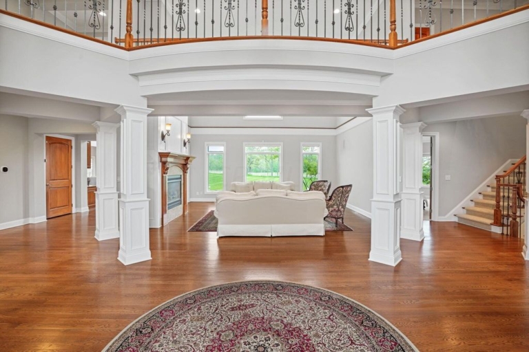 Elegant Stone and Stucco Estate on 2.15 Acres in Woodland Hall, Ohio