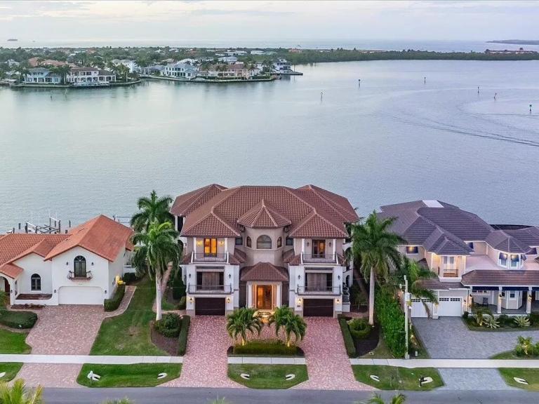 $7.5 Million Tuscan Estate Offering Unrivaled Luxury Living on Marco Island’s Waterfront
