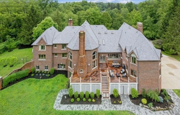 Extraordinary Castle-Inspired Custom Home, Great Brook Manor, Hits Market in New Jersey for $3.45 Million