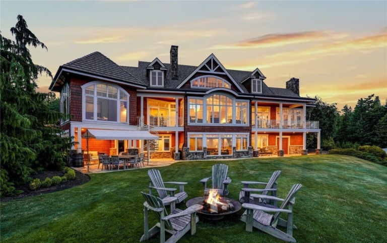 Spectacular Equestrian Estate with Panoramic Saratoga Passage Views in Washington Listed for $5 Million