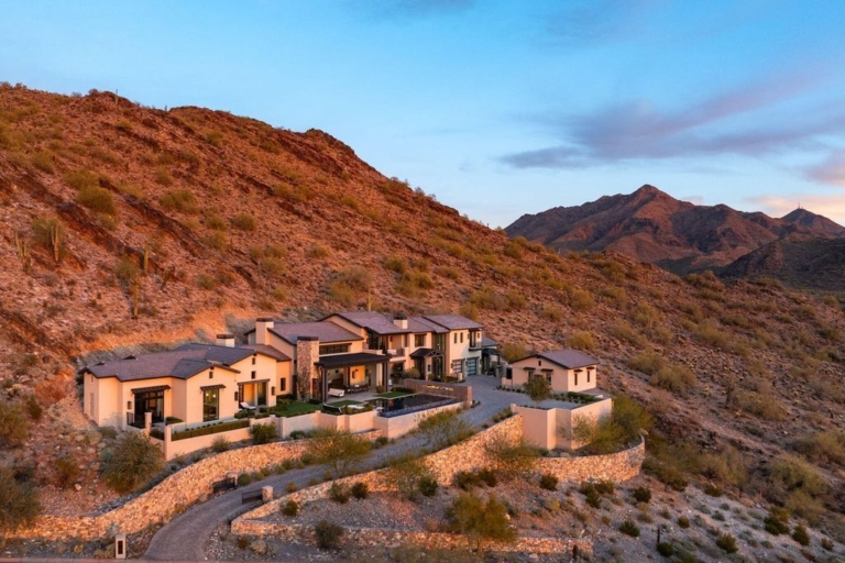 Stunning Estate in Silverleaf with Breathtaking Sunset and City Light Views Asking $11.5 Million