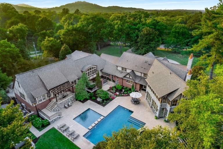 Tennessee Tranquility: Tudor Estate Harmoniously Blends Historic Charm with Modern Luxury Listed at $9.75 Million