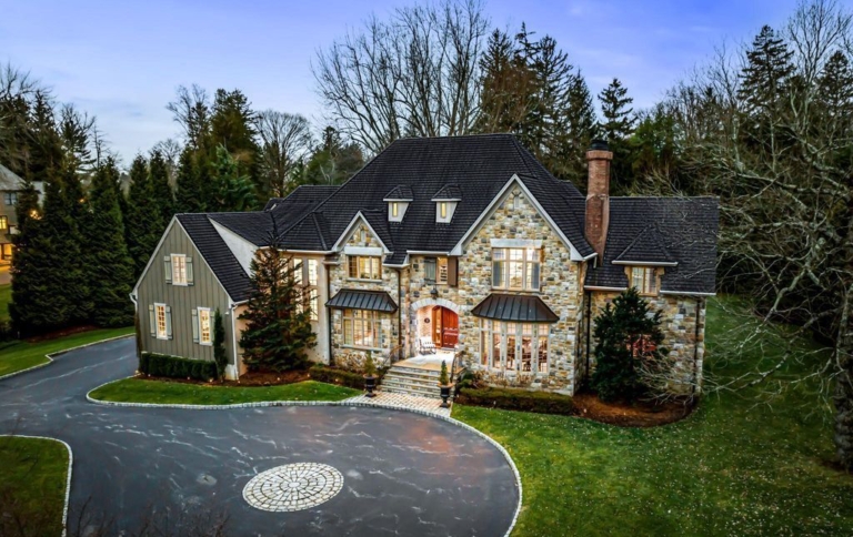 Timeless Elegance and Modern Comforts Await in This Pennsylvania Home, Priced at $3.489 Million