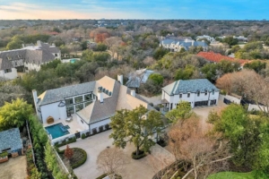 Bud Oglesby Masterpiece: Luxurious Home in Dallas with Guest Apartment, Pickleball Court, and More at $8.395M