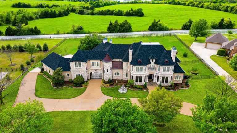 French-Inspired Luxury Estate in Tranquil Lakeside Community Asking for $2,275,000