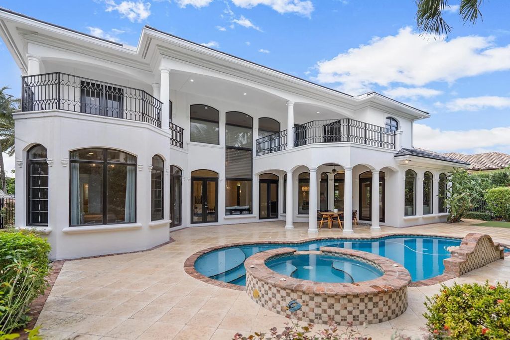 2362 W Maya Palm Drive Home in Boca Raton, Florida. This 5-bedroom home, located across from the Royal Palm Yacht Club, offers a light-filled floor plan with new roof and fresh paint.
