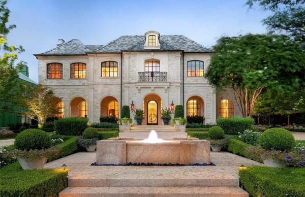 Gem Home in Highland Park: 7-Bed Oasis with Pool, Cabana, and Wine Cellar Offered at $19.995M