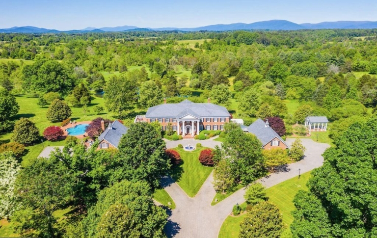 A Magnificent Retreat Inspired by Presidential Mansions Listed at $11.5 Million